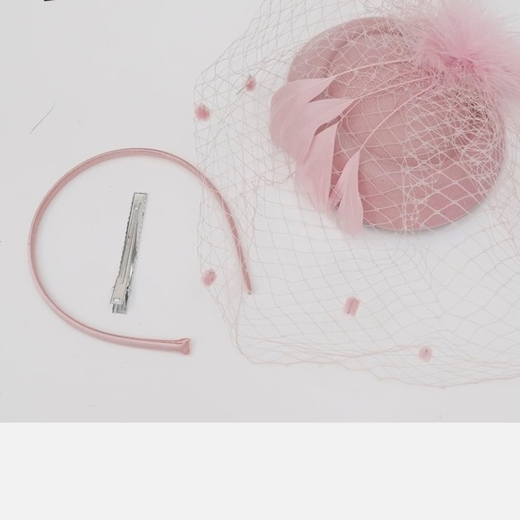 Fascinators Hat Women Tea Party Pillbox Veil Cocktail Mesh Hat Elegant - Picture 5 of 6